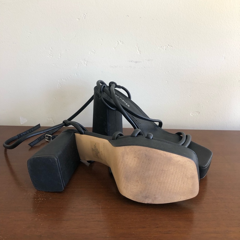 Steve Madden Black Multi-Strap Platform Heels - image 3